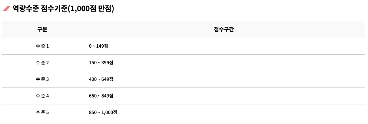 TOPCIT 시험 후기 (507점)