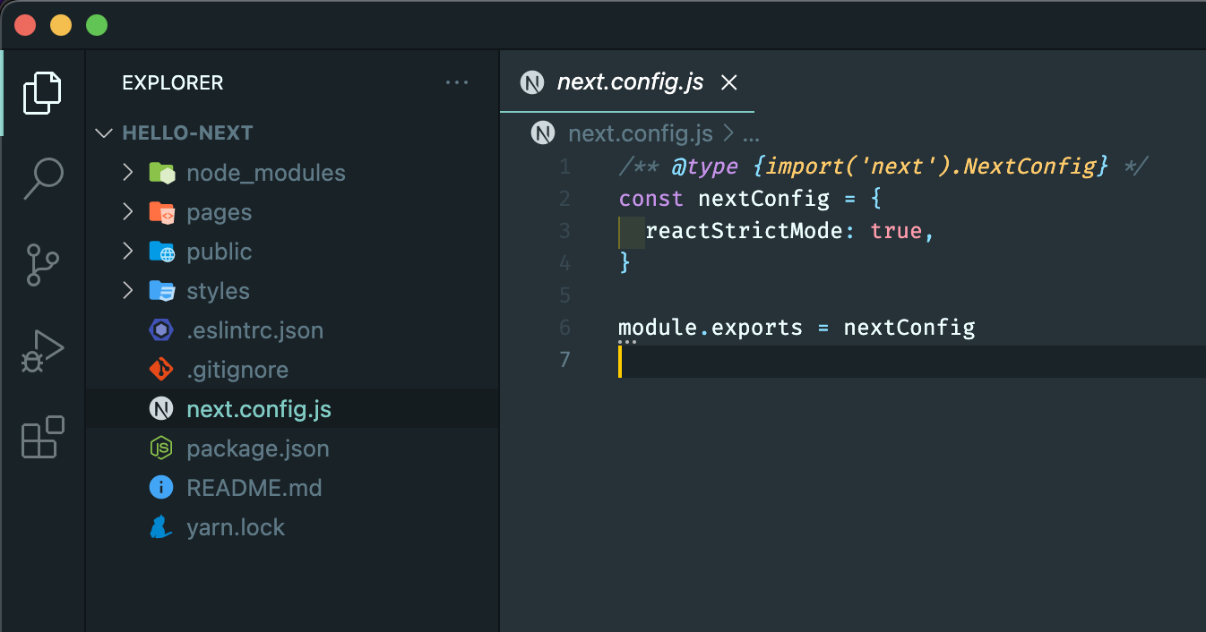 Next.js 프로젝트 시작하기